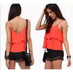 Sparkle & Fade ✨ Layered Tank Sz Small Top in Sea Foam✨ Photo 2