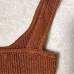 Kendall + Kylie Brown Ribbed Cropped Tank Top Photo 5