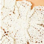 Cult Gaia NWT Nazanin Crochet Halter Top Off White M Photo 3