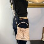 Michael Kors Baby Pink Sm Mini Leather Suri Bucket Crossbody Chain Shoulder Bag Photo 5