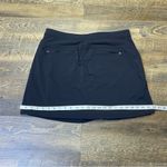 L.L.Bean Wrap Snap Skort Zip Pockets Black Casual Outdoor Golf Women's Size 14 Photo 8