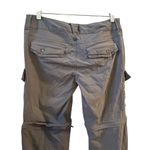 prAna  Women's Gray Convertible Cargo Hiking Pants Size 8 Casual Photo 14