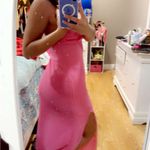 SheIn  Pink Strapless Maxi Dress Photo 1