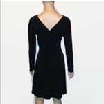 ✨ New York & Company Twist Long Sleeve Dress✨ Black Size M Photo 4