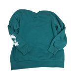 Disney  Green Graphic Sweatshirt Photo 1