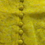 Karina Grimaldi New  Chelsea Print Top Blouse Medium Yellow Photo 3