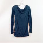 Nike Black Cheetah Sheer Long Sleeve Top Photo 6