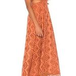 Nightcap x Carisa Rene Aimee Eyelet Copper Maxi Dress, EUC, Size XS MSRP $396 Photo 0