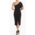 Dress the Population Tiffany One-Shoulder Midi Dress in Black Size XS NWOT Photo 1