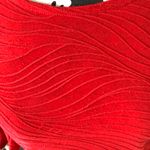 JM Collection Red 3/4 Sleeve Top Size Petite M Photo 4