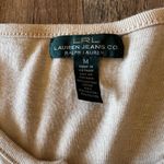 Lauren Ralph Lauren Southwestern Aztec Tribal Pattern Cotton Top Beige Medium Photo 1