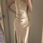 Hello Molly  Dress Champagne Maxi Photo 0