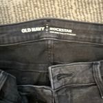 Old Navy  Rockstar Floral Embroidered Distressed Hem Gray Wash‎ Jeans Size 12 Photo 1