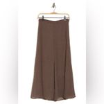 1. State New  High Waist Wide Leg Culotte Pants, Mocha/ Ivory Size XL New w/o Tag Photo 7