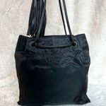Prada RARE Black Nylon Tassel Drawstring Shoulder Bag Photo 5