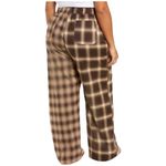 BP New  Clothing Ombre Mix Plaid High Rise Wide Leg Trousers Brown 1X Photo 9