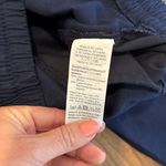 J.Crew Navy linen elastic waistband tapered pant 4 Blue Photo 4