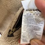 Barbour Women's Ordinance wax coated
Jacket in Brown shearling lining GUC Photo 10