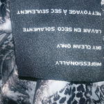 Guess  L Full Length Logo Lined Pea Coat Double Breasted Belted Wool in Black Photo 9