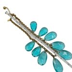 Kate Spade  Cascading Aqua Teardrop Statement Necklace Photo 3