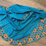 Flying Tomato  Mini Skirt Womens XS Lined Neon Blue Pink Boho Floral Geometric Photo 6