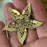 Gerry’s Starfish Brooch Costume Jewelry Pin Gold Photo 6