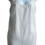 Madewell Women Silk Top M Ivory Back Bow Tie Romanic Flirty Girly Fairy Layer Photo 0