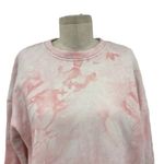 Allfenix Aryah Sweatshirt Pullover Long Sleeve Tie Dye Print Cotton Pink Size XS Photo 2