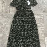 Who What Wear Drew Plissé Cutout Twist Midi Dress, Disty Floral Size XS NWT $178 Photo 5