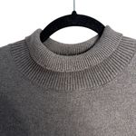 Oak + Fort  Gray Striped Sleeve Sweater Photo 3