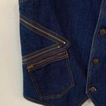 Vintage Y2K 1999 Embroidered Sturgis Biker Denim Vest Size Large Size M Photo 3