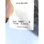 Karen Kane Handbag Purse Scarves Tie Front V Neck Blouse Top L Monochrome NWT Photo 5