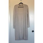 Theory  Linen-Cashmere Open Long Cardigan Size Medium Photo 2