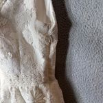 Soiéblu Soieblu Dress Womens Small Cream Deep V Neck Lace‎ Overlay Sleeveless Dress NEW Photo 4