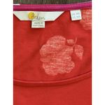 Boden Women's Miriam Red White 3/4 Bell Sleeve Fit‎ Flare Floral Dress Size 14 Photo 2