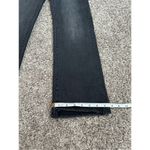 American Eagle super stretch super hi-rise crop flare black denim jeans size 0 Photo 12