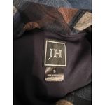 Jessica Howard JH Cowl Neck Sweater Dress Size S Brown Blue Plaid Fit & Flare Photo 2