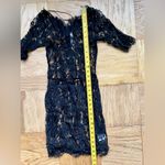Lover Christina fitted black lace minidress, size 2. Cocktail/evening/date night Photo 3