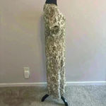 Petite Sophisticate Cream Paisley V Neck Maxi Dress Cottage Core Size 12 Petite Photo 2