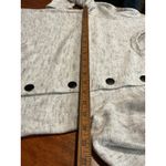 Nic+Zoe  Gray Side‎ Button XL Womens Sweater Long Sleeve Knit Pullover Top Photo 6