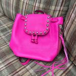 Rebecca Minkoff Hot Pink Studded Backpack Photo 0