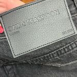 One Teaspoon  Bandits Low Waist Distressed Denim Shorts Black Fade Size 31 NWT Photo 10