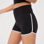 Aerie Offline by  Black White Athletic Biker Sporty Shorts Photo 1