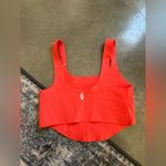 Free People  movement orange cropped tank m/l Photo 1