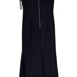 Betsy and Adam NWT V Neck Choker Glitter Long Dress Gown Black Size 12 Photo 4