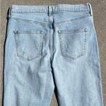 AYR  Jeans The Sugar Straight Leg High Rise Distressed Light Wash size 33 Photo 3