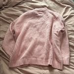 Sincerely Jules Pink Crew Neck Sweater with White Bow Medium Photo 6