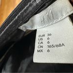 H&M Black & White Striped Cropped Strapless Jumpsuit with Belt, Size 6 Photo 10