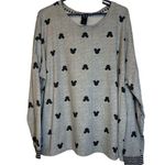 Disney Women's  Mickey Mouse Cozy Soft Pajama Long Sleeve Top Size XL EUC #1759 Photo 0