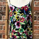 Attention  (Dillard’s) colorful ruffled floral tank top / L / Excellent condition Photo 0